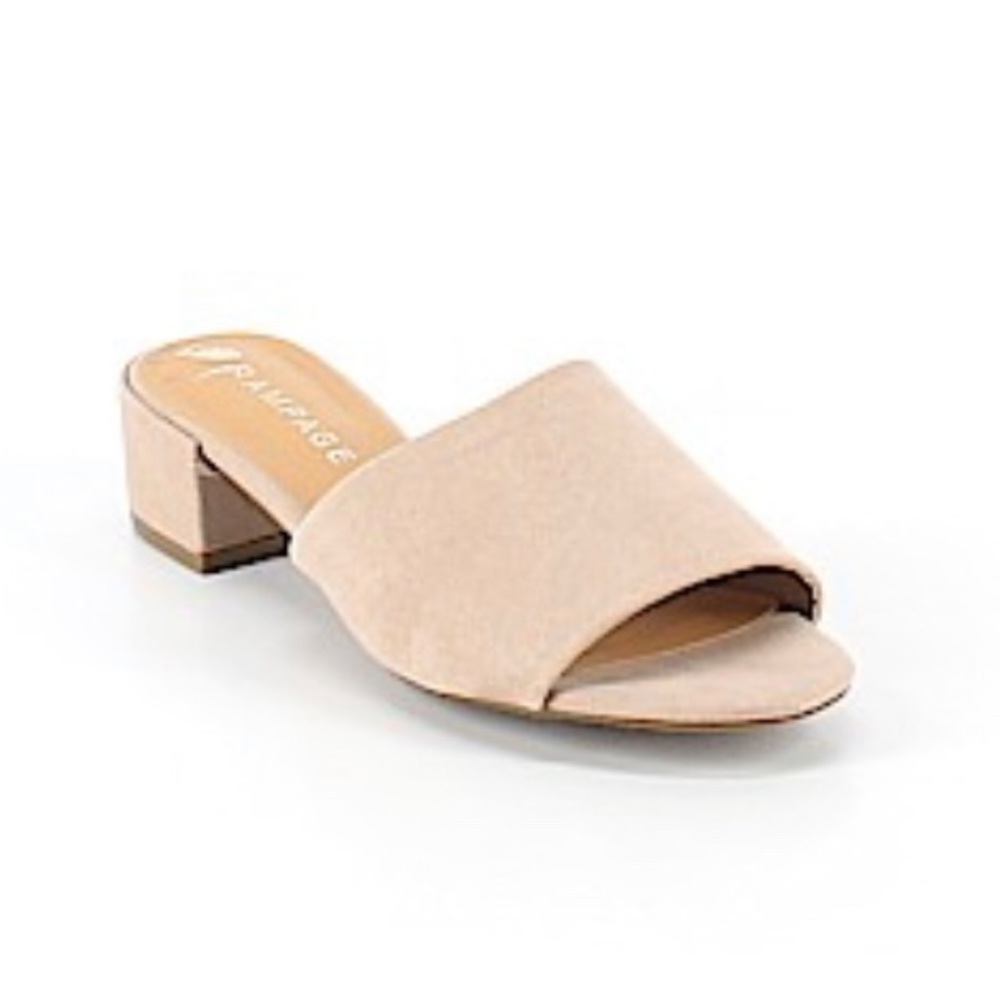 rampage || tan block heel - Picture 1 of 7